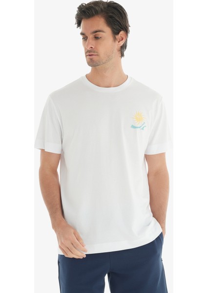 Erkek T-Shirt 40734 - Krem fiyatları