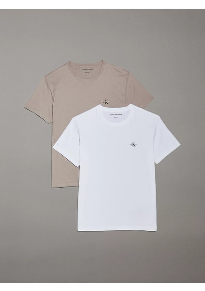 Calvın Kleın Erkek 2 Li T-Shırt J30J320199-PEO