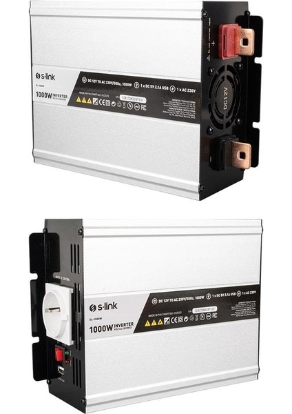 SL-1000W Modified Snüs 12V 1000W Invertör