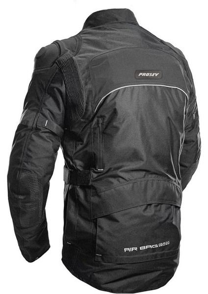 Nf 2500 Airbag Korumalı 4 Mevsim Motosiklet Montu Siyah