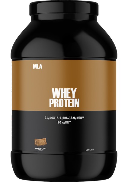 Whey Protein Tozu 1800G Karamelize Bisküvi Aroması