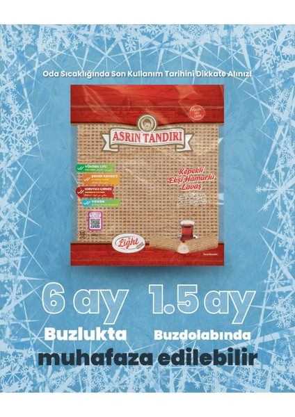 4'LÜ (2 Adet Ekşi Mayalı Yulaf + 2 Adet Ekşi Mayalı Kepek Lavaş Ekmeği) Paketi