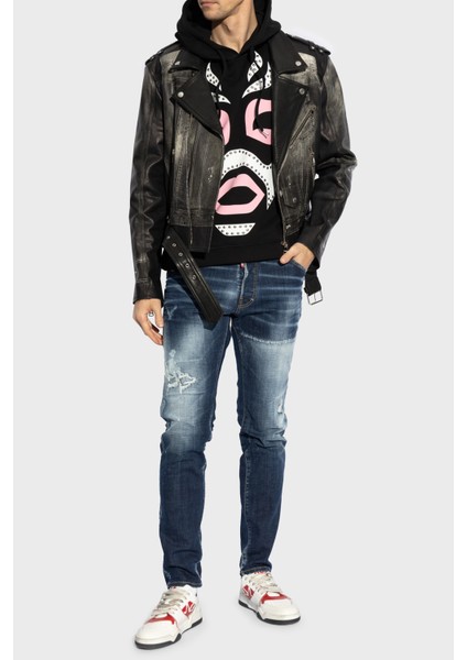 Streç Pamuklu Skinny Fit Normal Bel Dar Paça Jeans Erkek Kot Pantolon S71lb1580 S30664 470