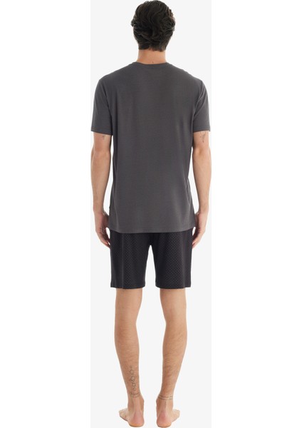 Erkek Pijama Takımı 40703 - Antrasit