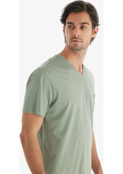 Erkek Pijama Takımı 40702 - Yeşil modelleri