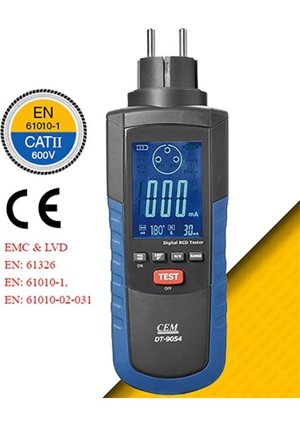 Cem DT-9054 Kaçak Akım Rölesi Rcd Test Cihazı fırsatları