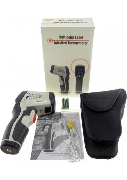 Cem DT835 Dairesel Lazer Işıklı Termometre 800°C