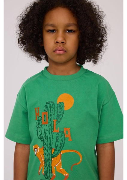 Bg Store Erkek Çocuk Yeşil Tshirt modelleri