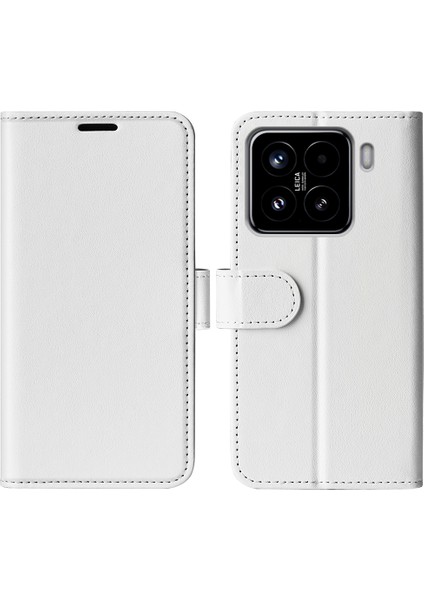 Xiaomi 15 Cüzdan Kılıfı Crazy Horse Doku Standı Deri Telefon Kapağı (Yurt Dışından)