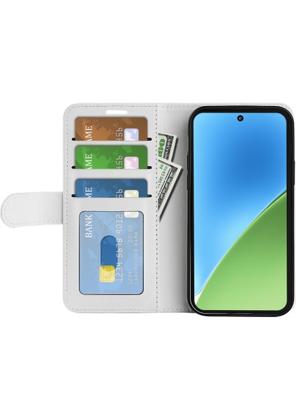 Xiaomi 15 Cüzdan Kılıfı Crazy Horse Doku Standı Deri Telefon Kapağı (Yurt Dışından) fiyatları