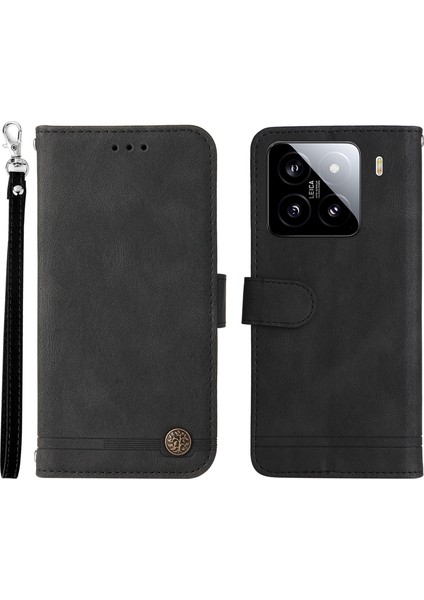 Xiaomi 15 Cüzdan Kılıfı Cilt Dokunmatik Deri Telefon Kapağı (Yurt Dışından)