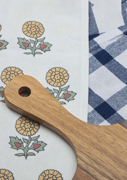 Akasya Kesme Tahtası - Dikdörtgen Kesim Tahtası - 45 cm