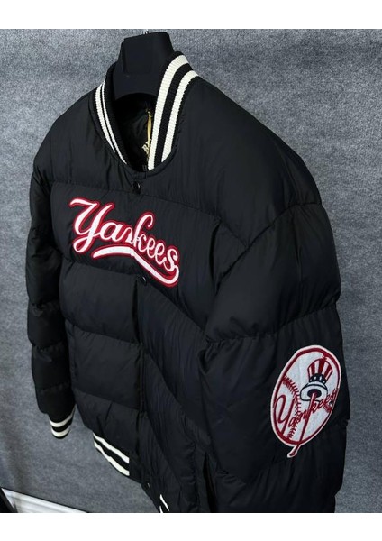 Yankees Erkek Şişme Mont Siyah fiyatları