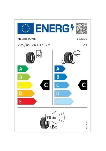 225/45Z R19 Tl 96W Carmile Sport Oto Yaz Lastiği (Üretim Yılı:2025) fiyatları