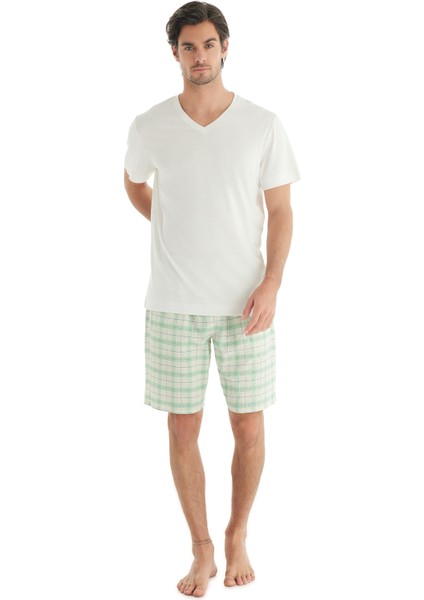Erkek T-Shirt 40717 - Beyaz