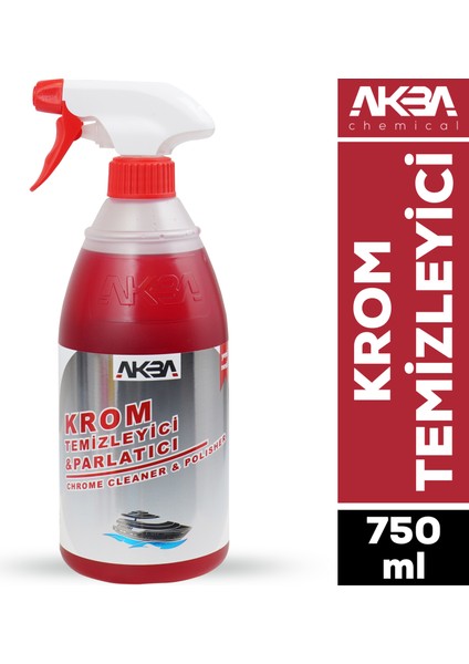 KROM TEMİZLEYİCİ & PARLATICI 750 ML