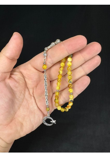 Damla Kehribar Tesbih Ukrayna 6 Gram Küre Kesim 6mm Bilek Boy T-640 fiyatları