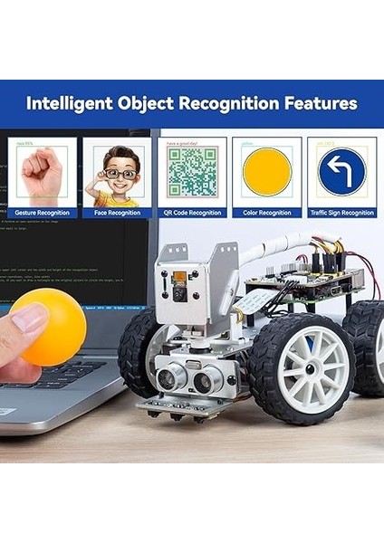 Video Kameralı Robot Araba Kiti Raspberry Pi