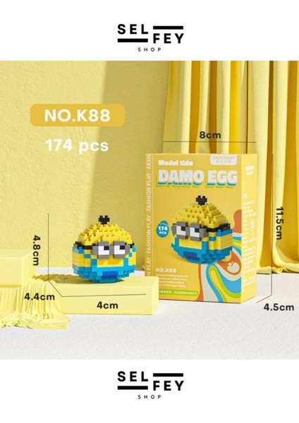 Shop Legomodel Minions Kevin Egg Mini Figür