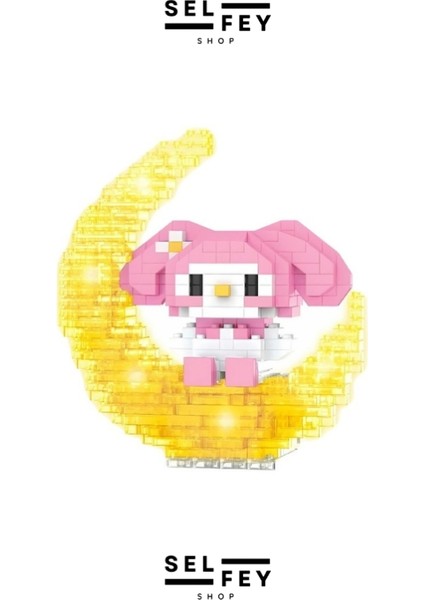 Legomodel My Melody Moon Gece Lambası Mini Figür