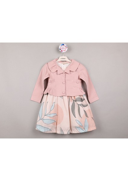 Kız Çocuk Elbise Ceketli
