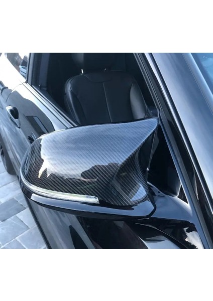 F80 Stil Yedek Dikiz Yan Ayna Kapağı(Karbon) Parlak Siyah Iç Ayna Kapağı / Alt Çerçeve F20 F21 F22 F23 F30 F34 F32 F33 F36 F87 1 2 3 4 M2 Serisi Abs Renk Setı