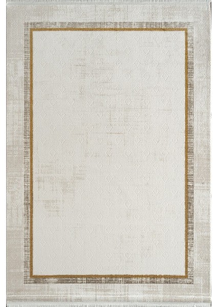 Çınar CY02A Turuncu Vizon Akrilik Silinebilir Leke Tutmaz Yumuşak Dokulu Halı