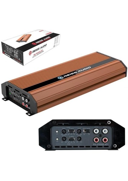 Reıss Audıo RS-PX600.4D1 Oto Anfi Stereo 1000 Watt 4 Kanal