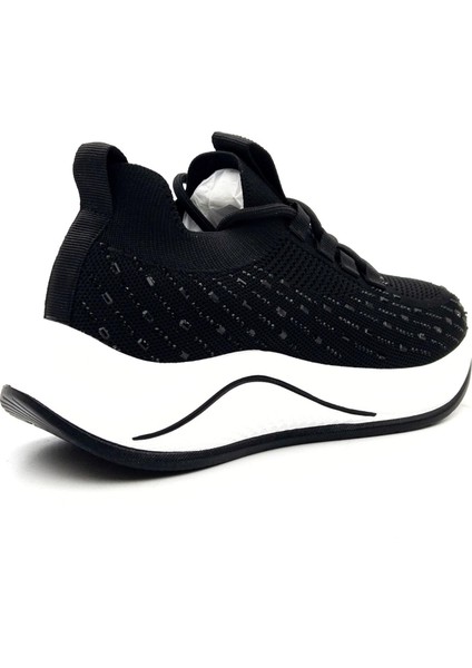 25Y388 Streç Triko Taşlı Spor Ayakkabı modelleri