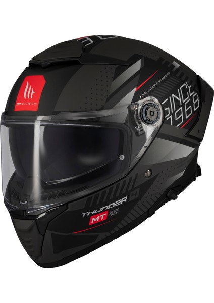 Kask mt Thunder 4 Sv Luminence D1 Mat Gri/siyah fiyatları