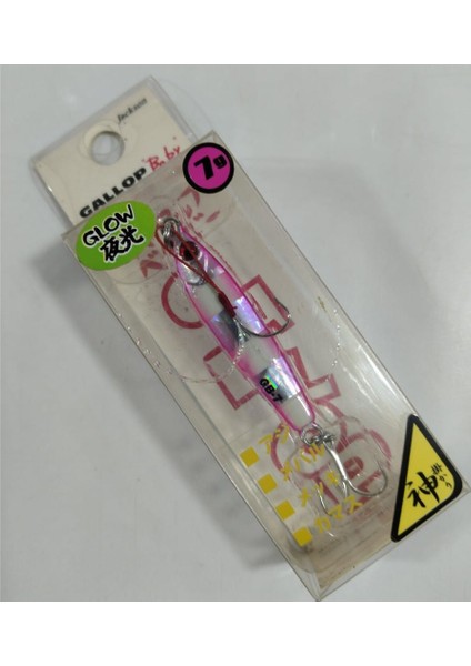 Gallop 41 mm 7 gr Baby Jig - Pink Zebra Glow