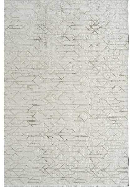 Çınar CY03A Yeşil Krem Akrilik Silinebilir Leke Tutmaz Yumuşak Dokulu Halı