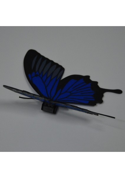 Kelebek Desenli Buzdolabı Magneti Lacivert - Siyah fiyatları