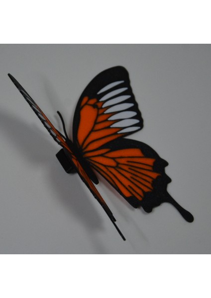 Kelebek Desenli Buzdolabı Magneti Turuncu - Beyaz fiyatları