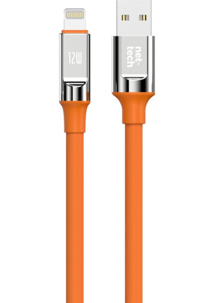 NT-DC28 12W Plastik 100 cm Lightning Şarj ve Data Kablosu