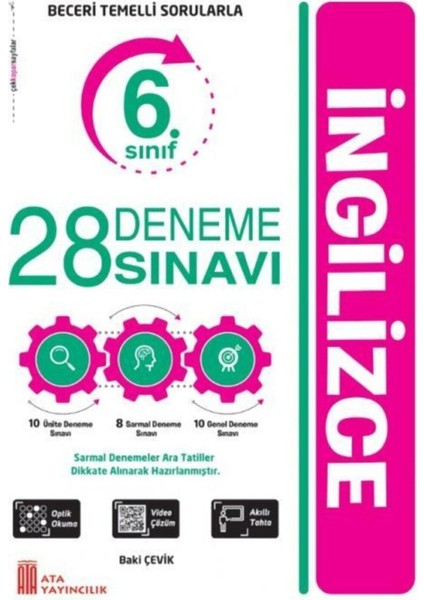 6. Sınıf Yeni Nesil İngilizce 28 Deneme Sınavı