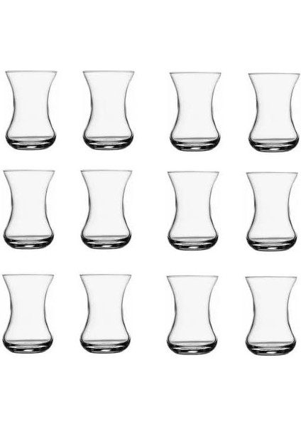 İnce Belli Çay Bardağı 12 Adet