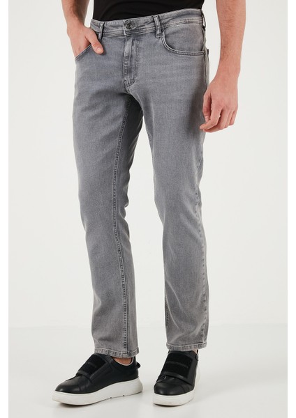 Pamuklu Regular Fit Normal Bel Boru Paça Jeans Erkek Kot Pantolon 2201s59parma