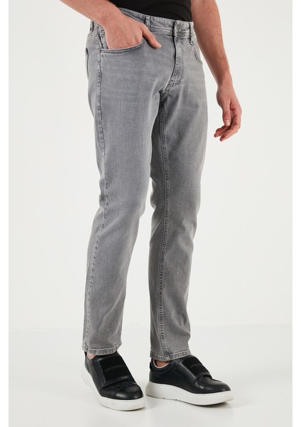 Pamuklu Regular Fit Normal Bel Boru Paça Jeans Erkek Kot Pantolon 2201s59parma