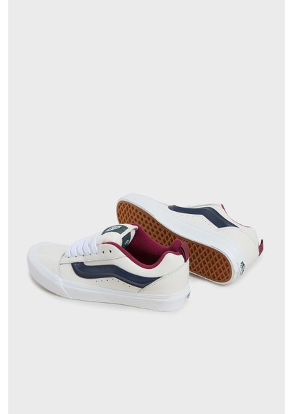 Knu Skool Deri Logolu Sneaker Ayakkabı Unisex Ayakkabı VN000D22WTM1
