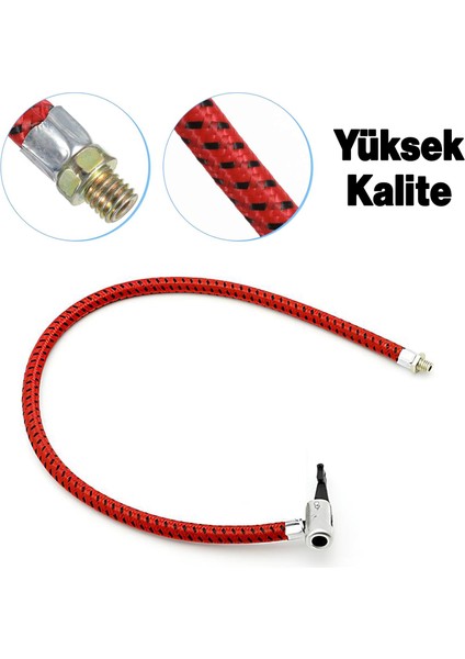 Bisiklet Pompası Hortumu Yedeği 1 Adet Kopmaz Sağlam 50 cm Standart