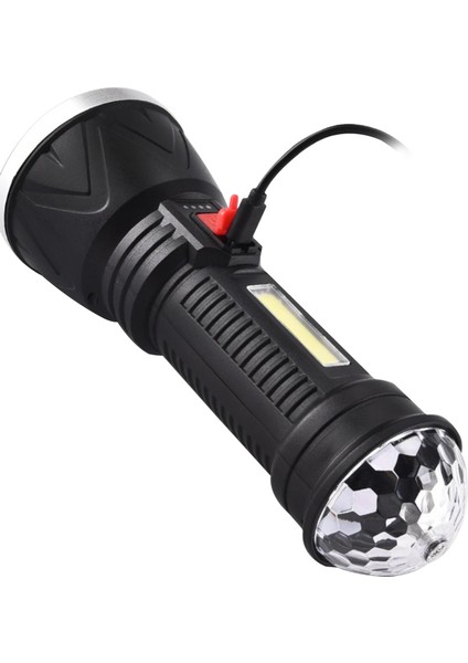 CL-W09 9+1 Ledli + Mini Disko Toplu Şarjlı El Feneri