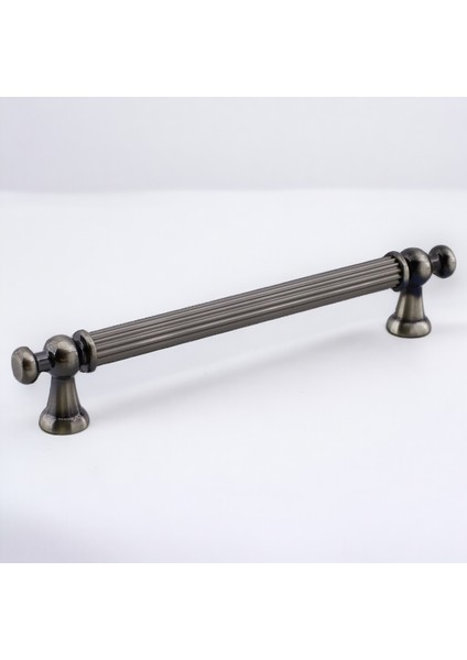 Selçuklu Antik Nikel Metal Kulp 224 mm Mobilya Çekmece Mutfak Dolabı Dolap Kapak Kulpları
