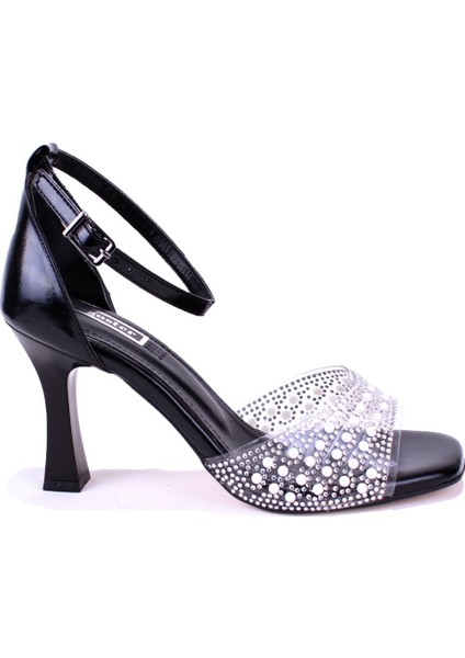 DZA07-928475 Siyah Topuklu Abiye Kadın Ayakkabı fiyatları