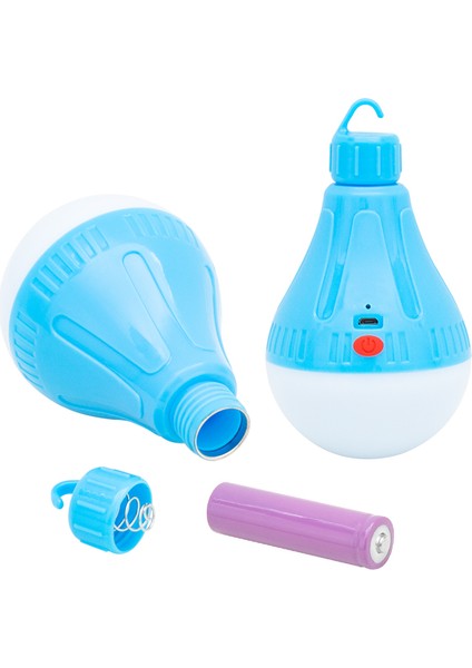LY-V09 Micro USB Girişli Askılı Şarjlı Ampul