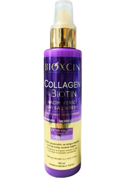 Collagen & Biotin Ekstra Hacim Sıvı Saç Kremi 150 ml - Kolajen Biotin İnce ve Seyrek Saçlar modelleri