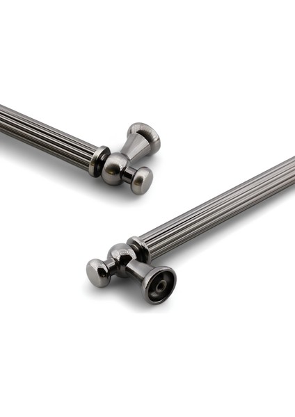 Selçuklu Antik Nikel Metal Kulp 192 mm Mobilya Çekmece Mutfak Dolabı Dolap Kapak Kulpları