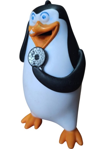 Vintage Neşeli Penguen Orijinal Figür Oyuncak & 12 cm
