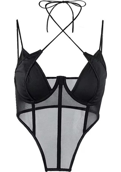 Intive V Yaka Balenli Korseli Meme Dikleştirici Ince Askılı Tasarım Büstiyer indirimleri