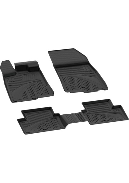 Peugeot 3008 2024+ Uyumlu 4.5d Premium Havuzlu Oto Paspas ve Liner Marka 3D Alt Bagaj Havuzu